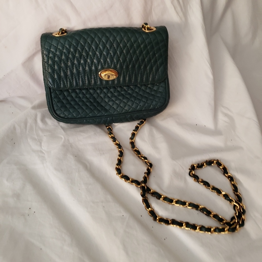 Vintage Bally Quilted Handbag